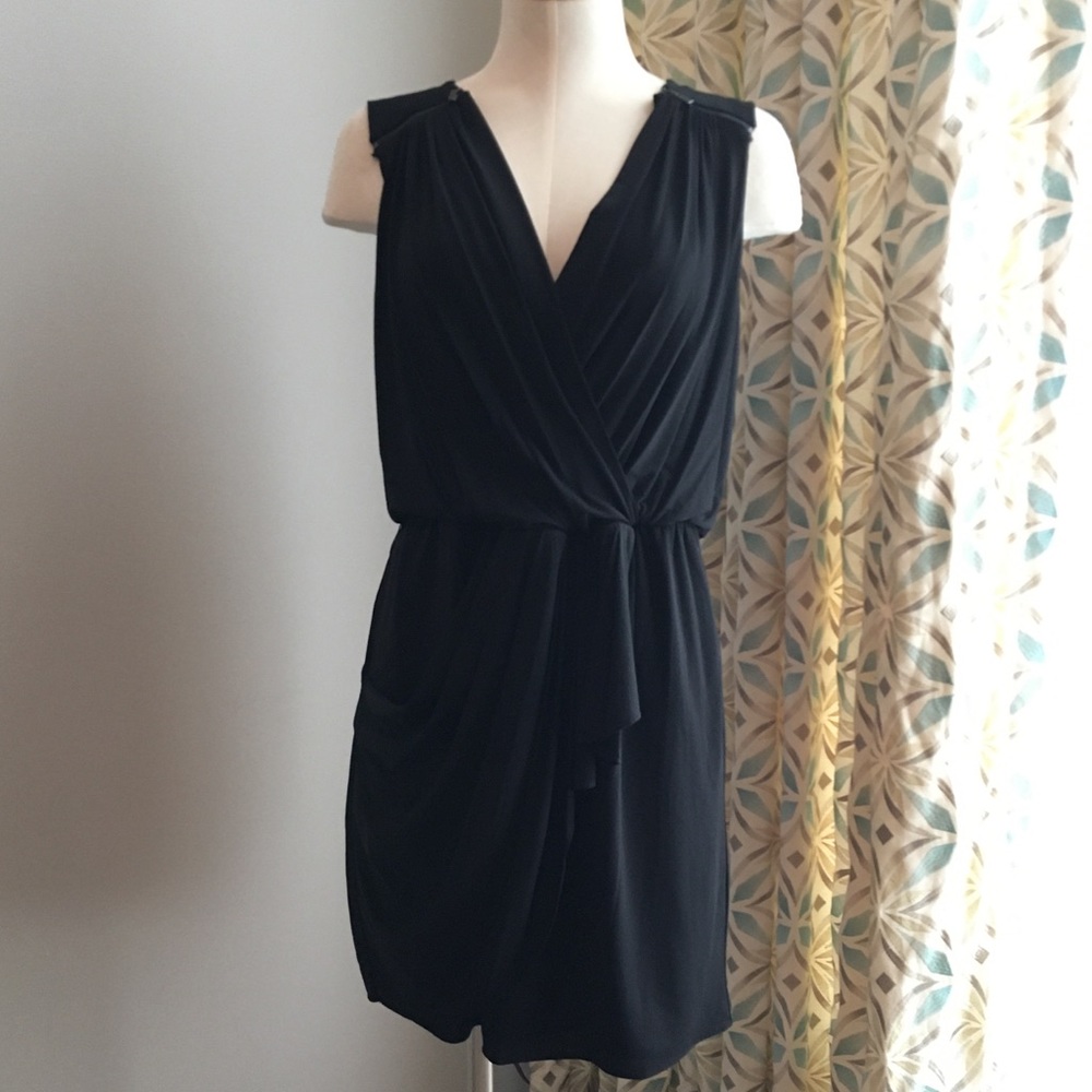 NWT BCBG black jersey dress